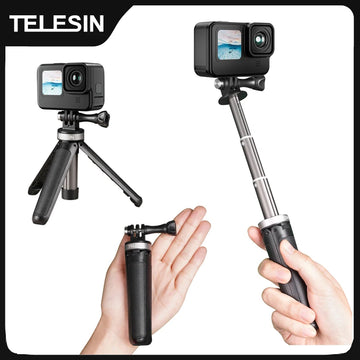 Compact Selfie Stick Tripod for Action Cams